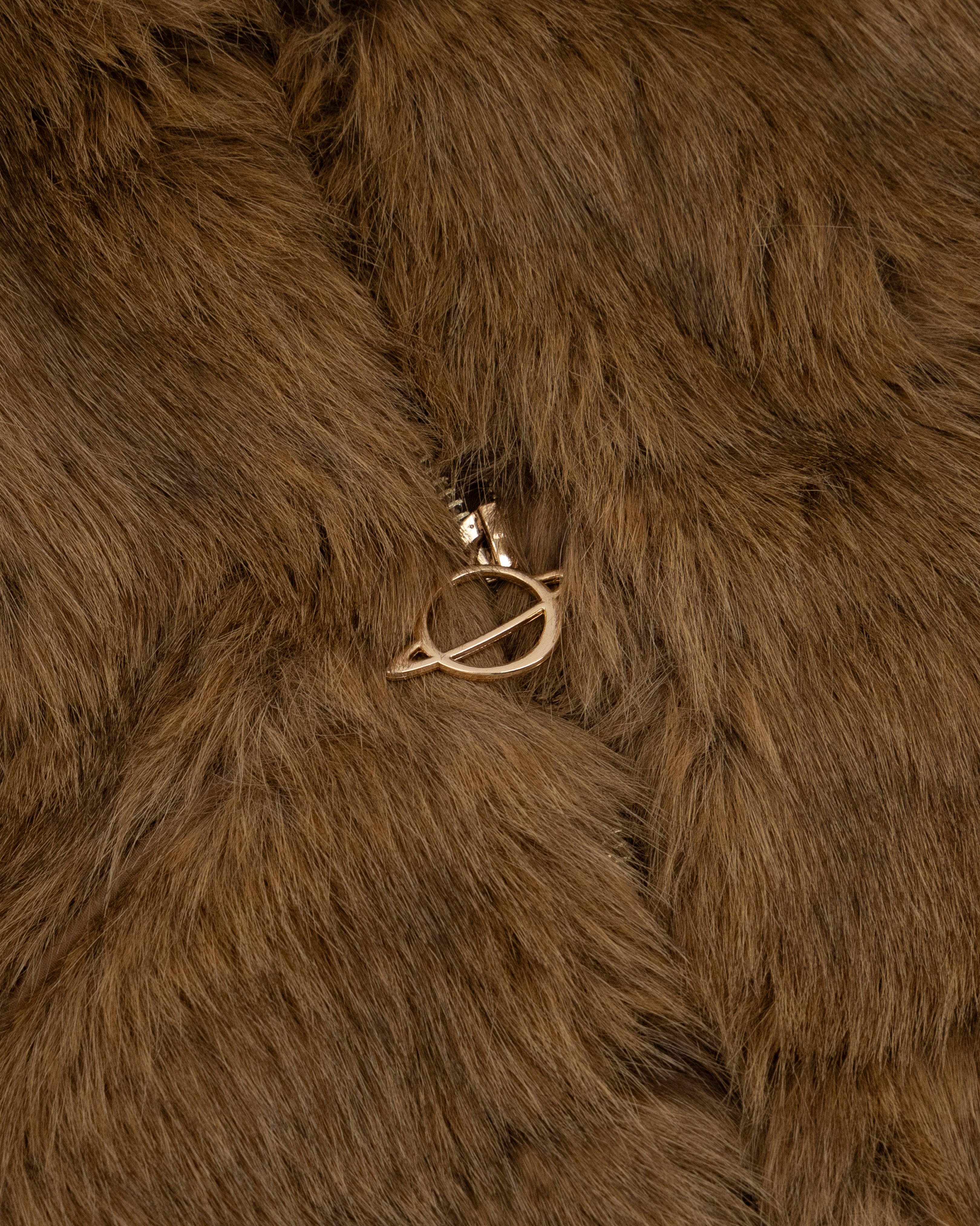 BOREA FUR COAT - AUBURN