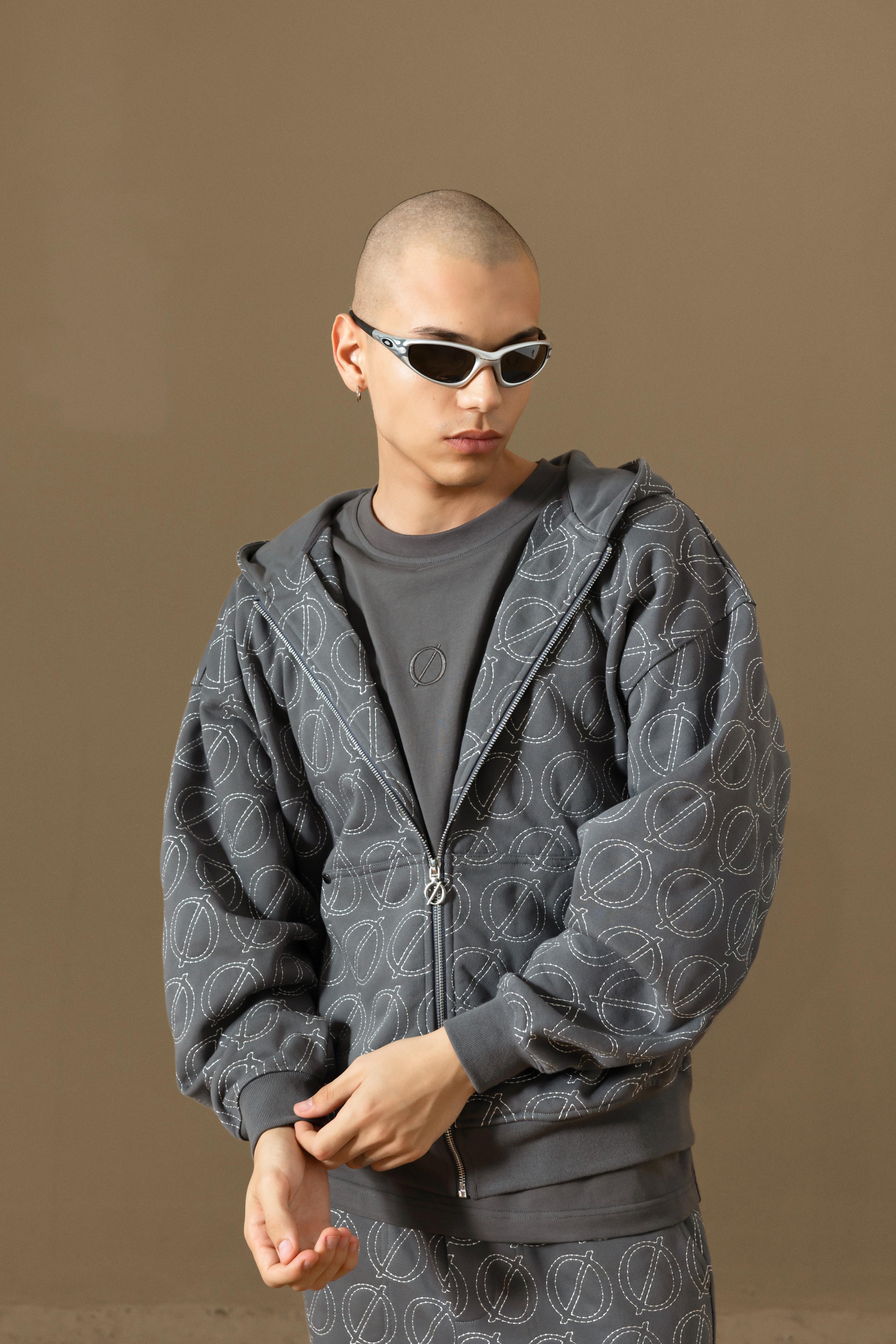 BOREA ZIP HOODIE - GRAY
