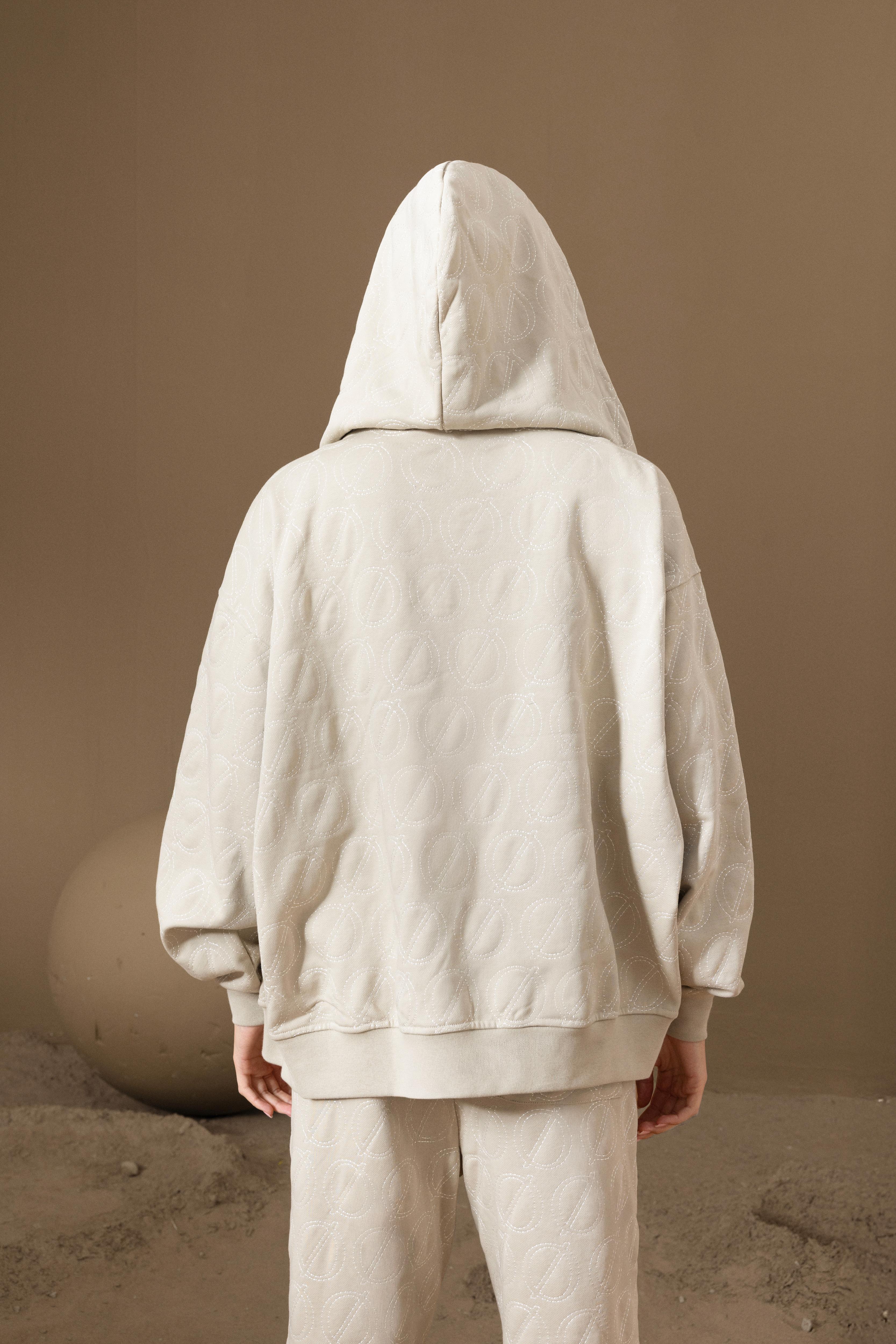 BOREA ZIP HOODIE - KHAKI