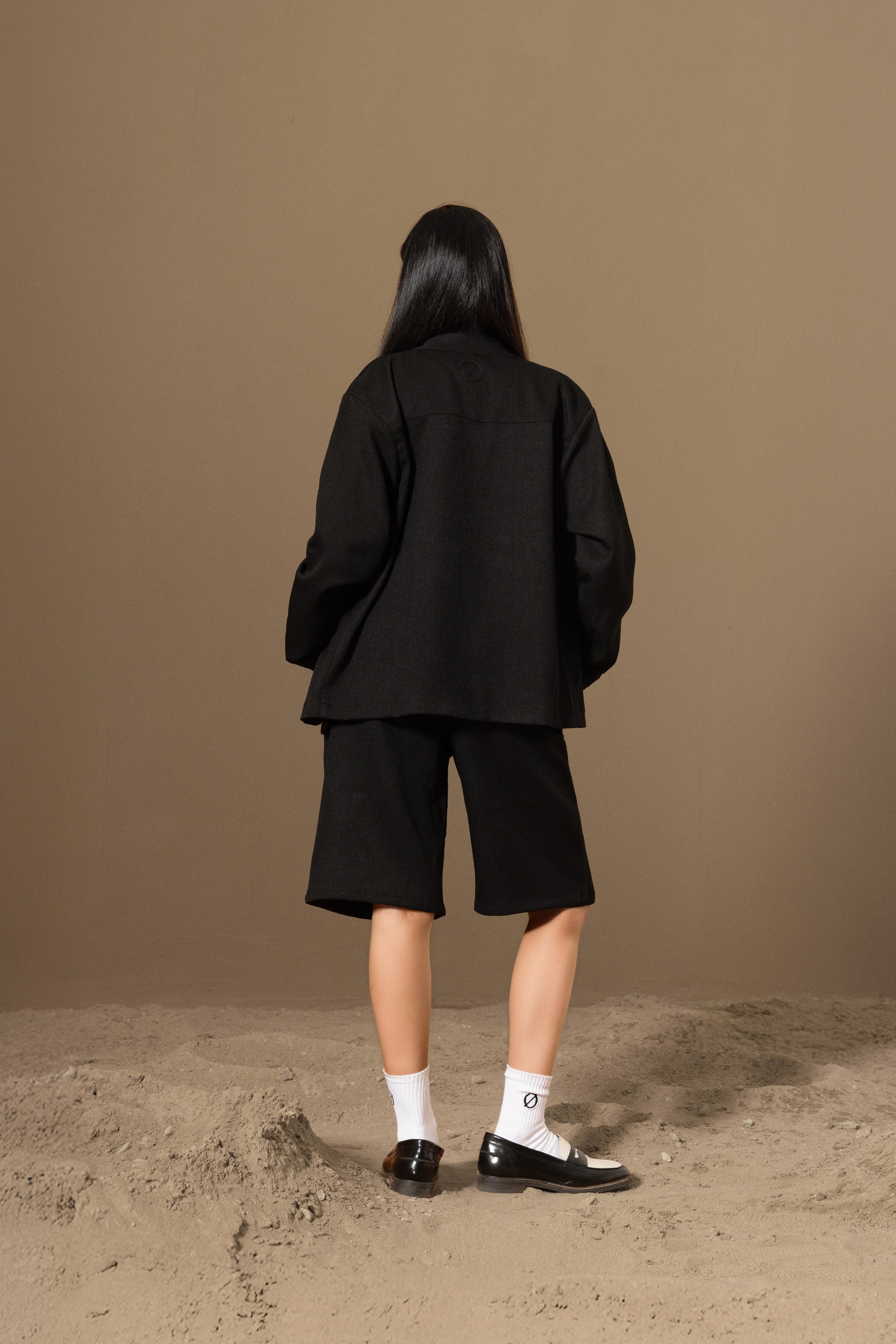 IZAR RELAXED SHORT - BLACK