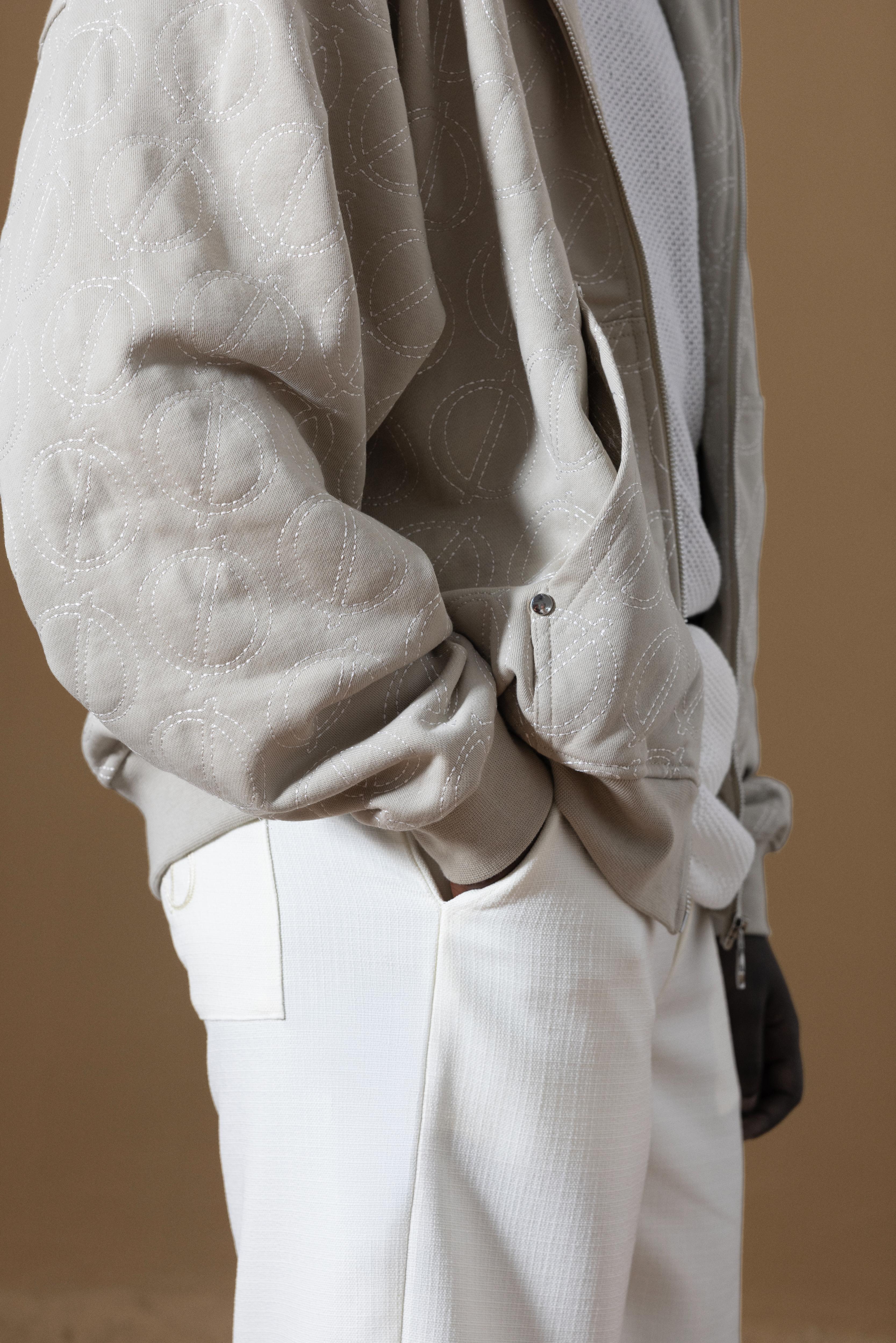 BOREA ZIP HOODIE - KHAKI