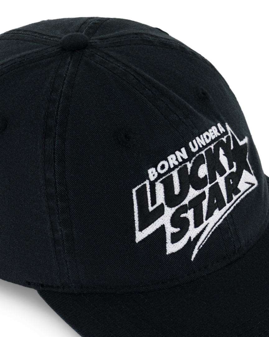 LUCKY STAR CAP - BLACK FADED