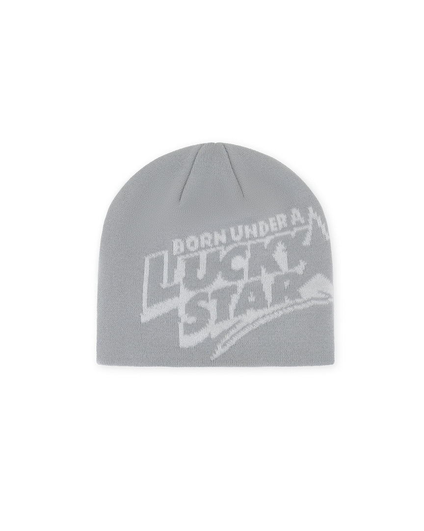LUCKY STAR BEANIE - GREY