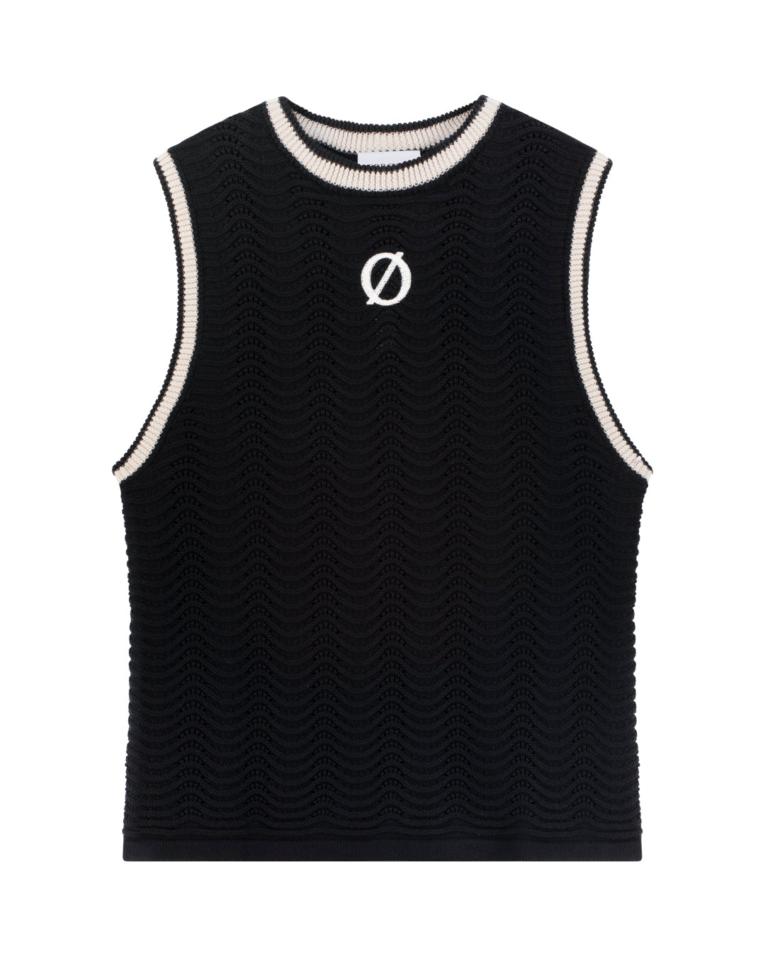 SPICA KNIT TANK TOP - BLACK