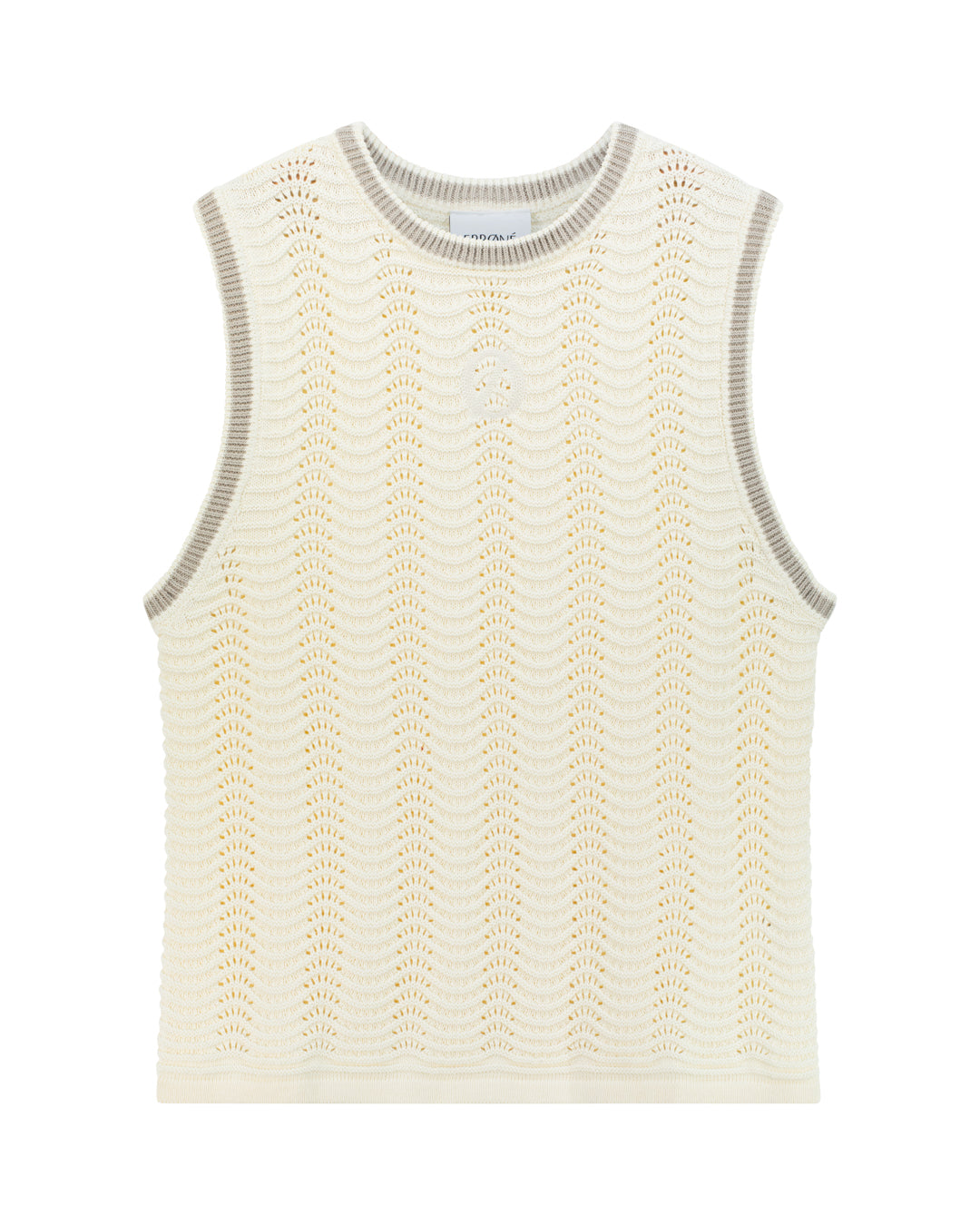 SPICA KNIT TANK TOP - CREAM