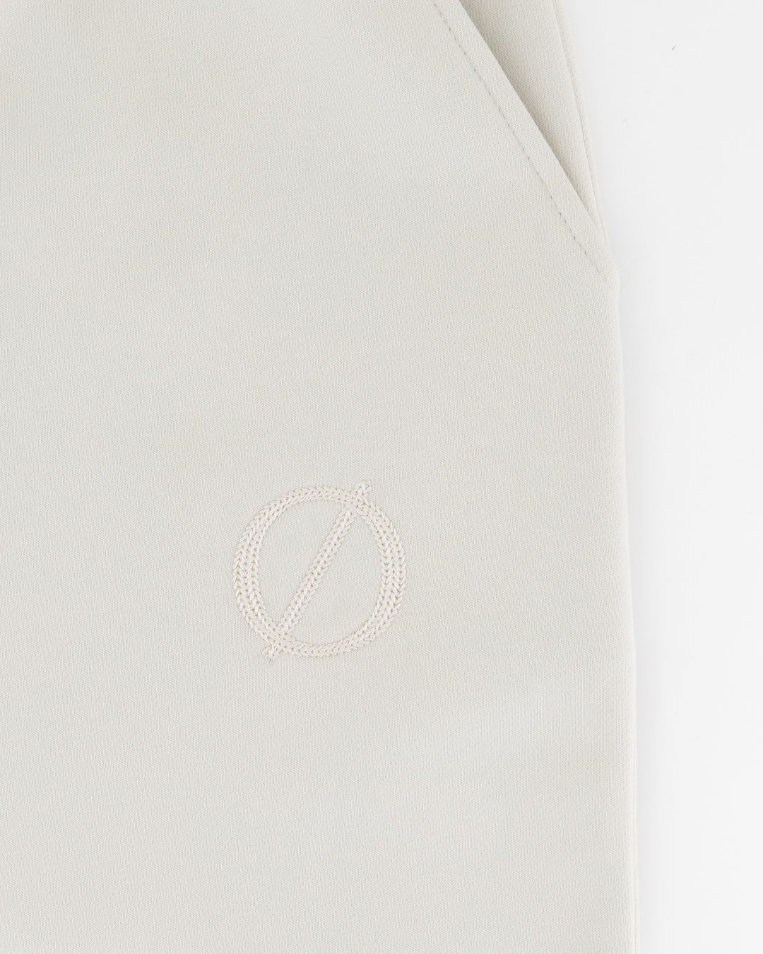 ZOSMA KNIT SWEATPANT - BEIGE GRAY
