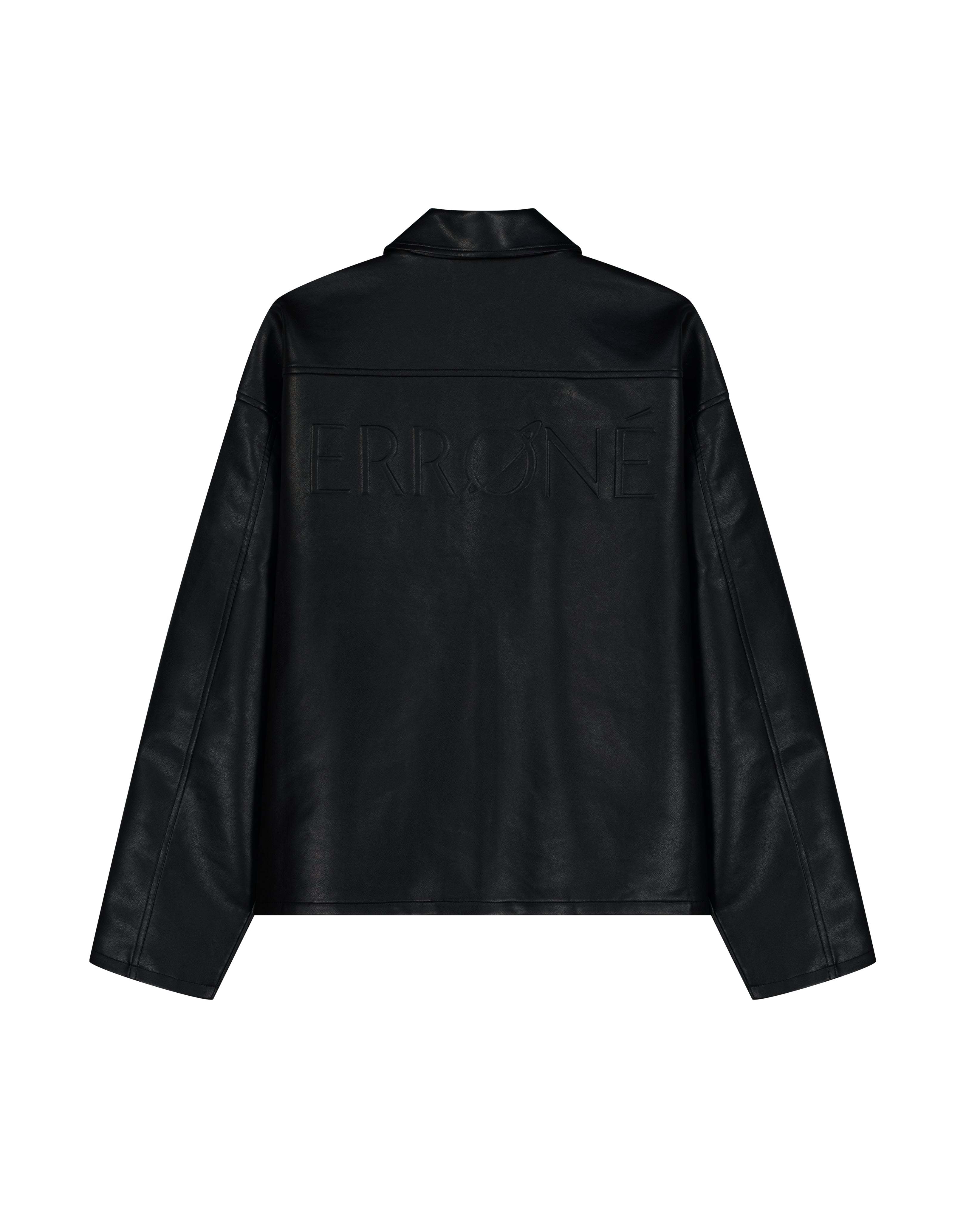 BOREA LEATHER JACKET - BLACK