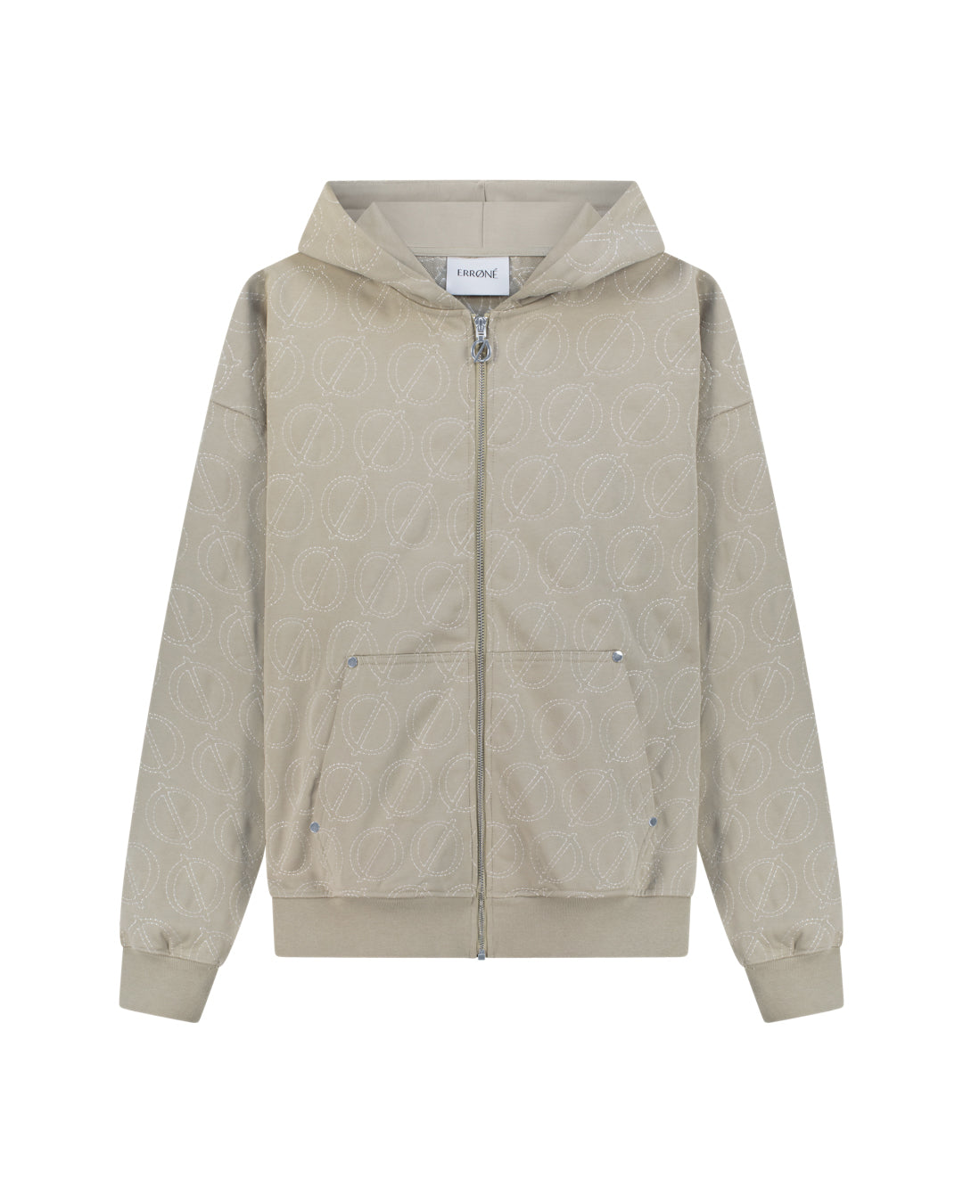 BOREA ZIP HOODIE - KHAKI