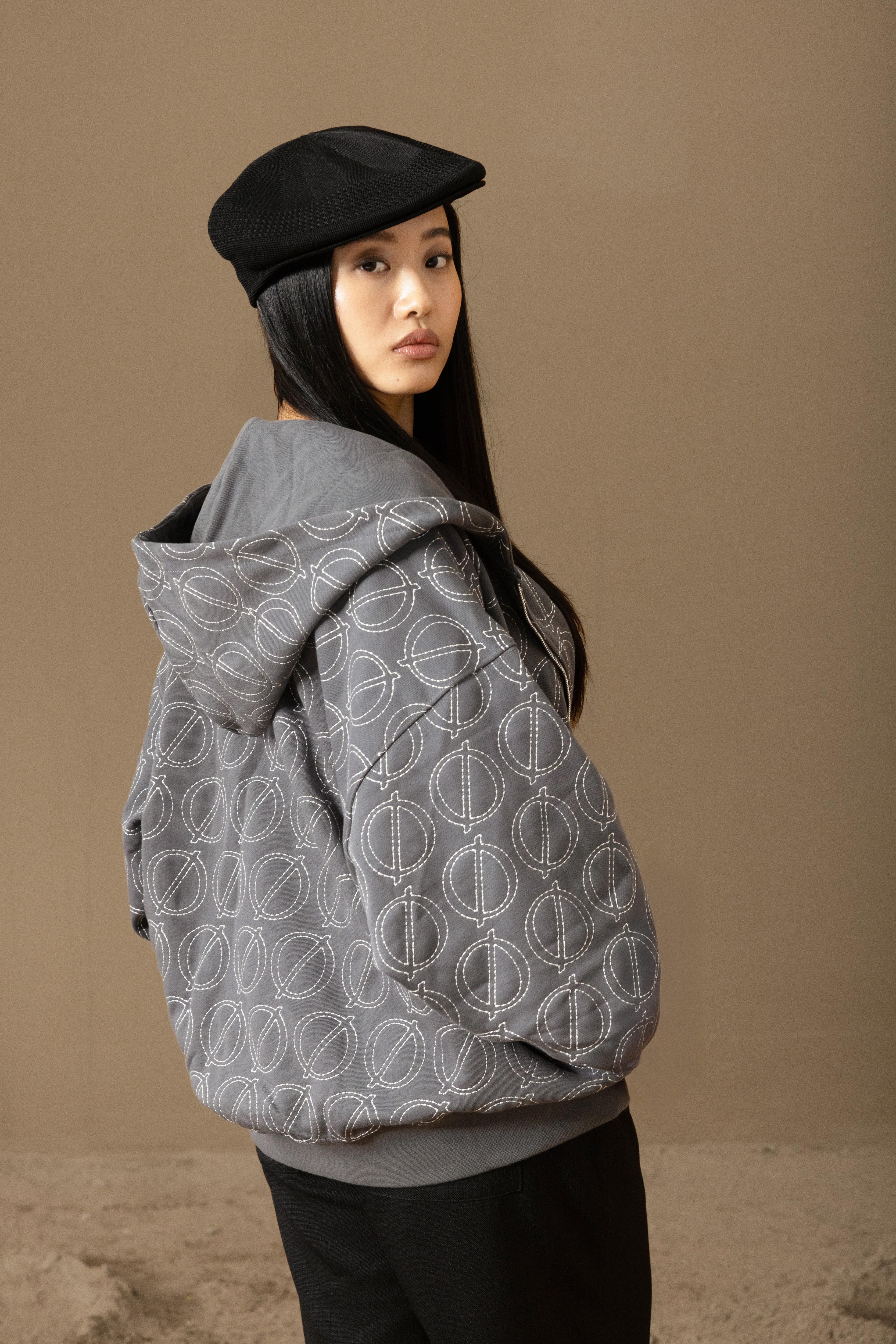 BOREA ZIP HOODIE - GRAY