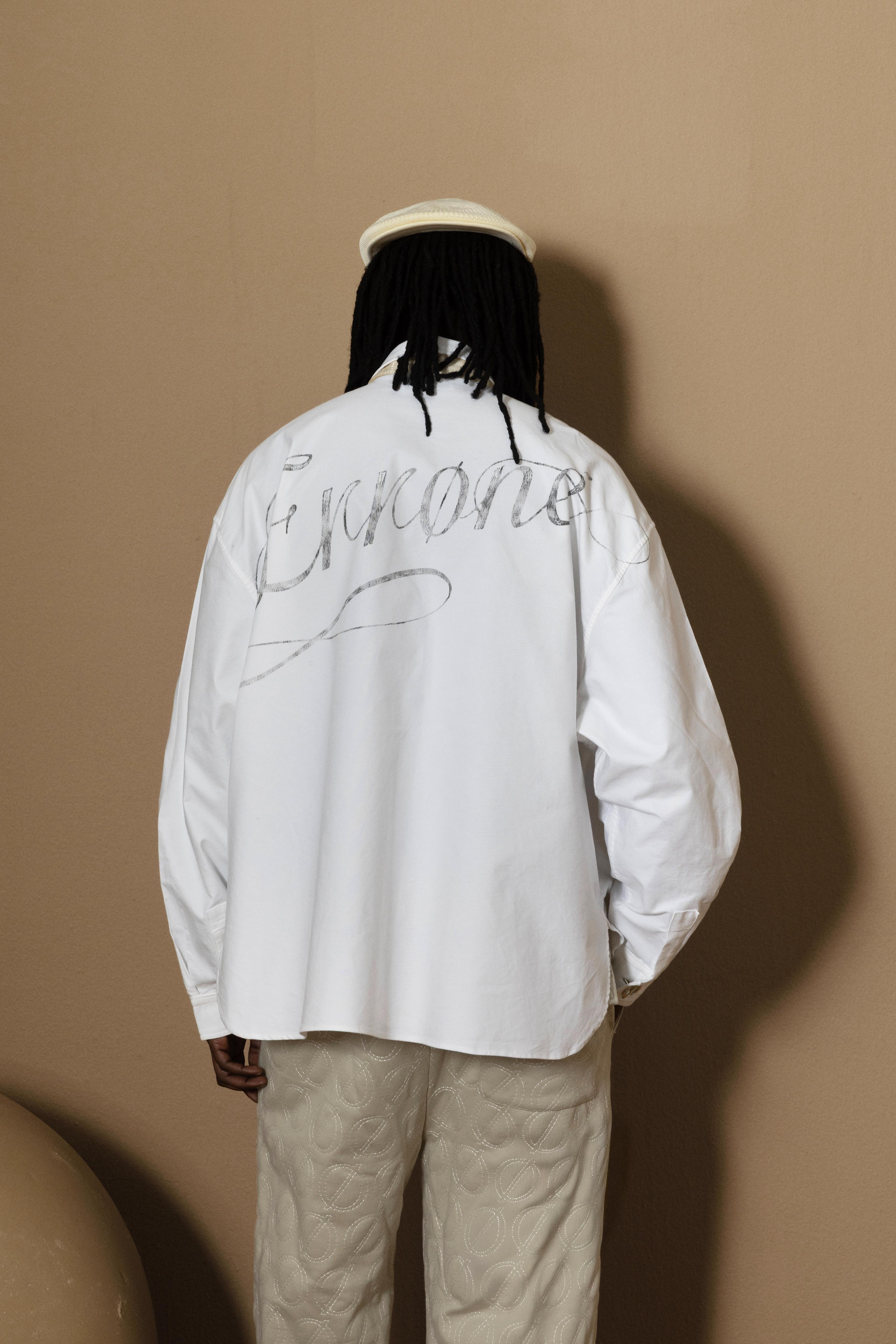 MIRA LONGSLEEVES SHIRT - WHITE