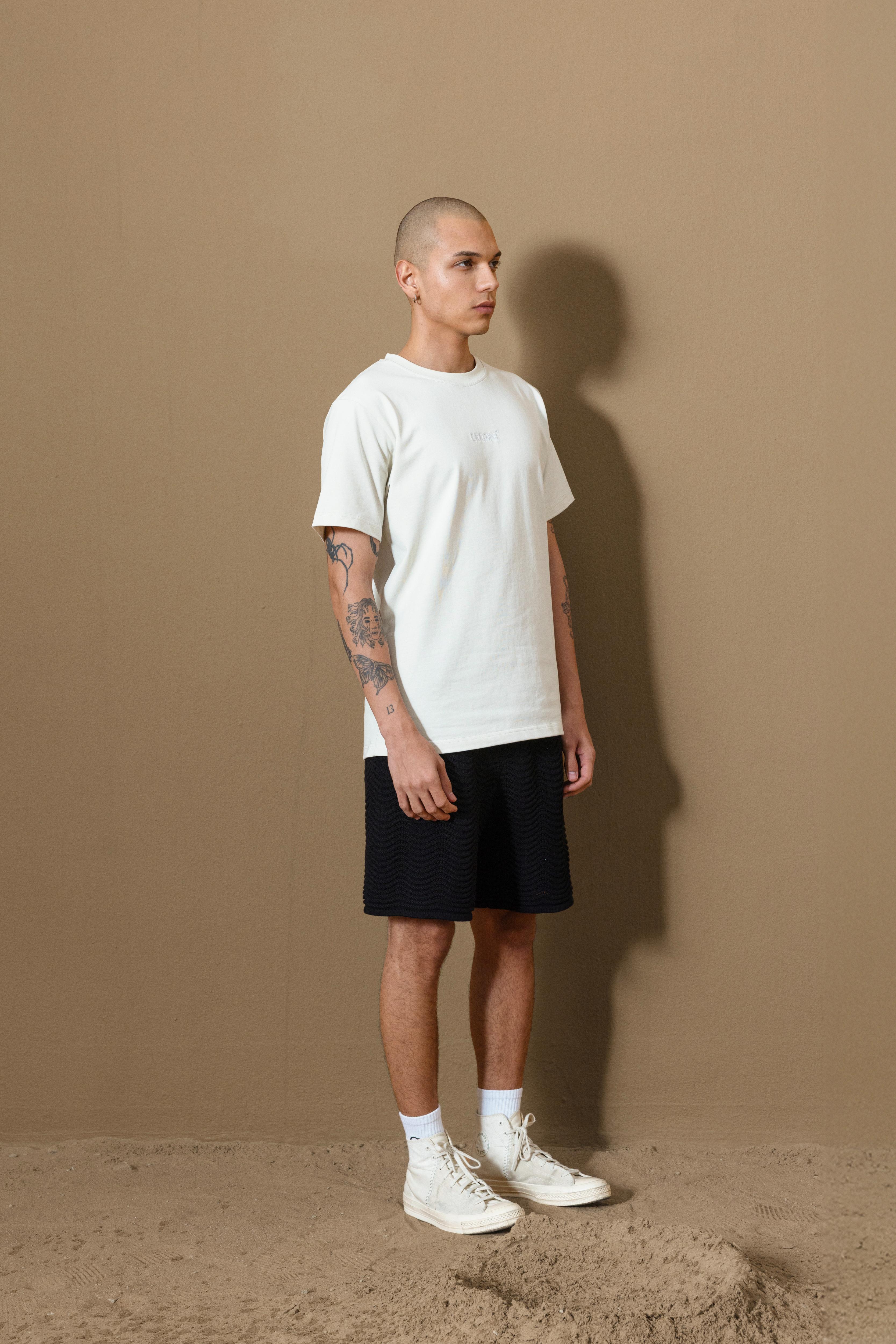 NEBULA TSHIRT - BEIGE GREY