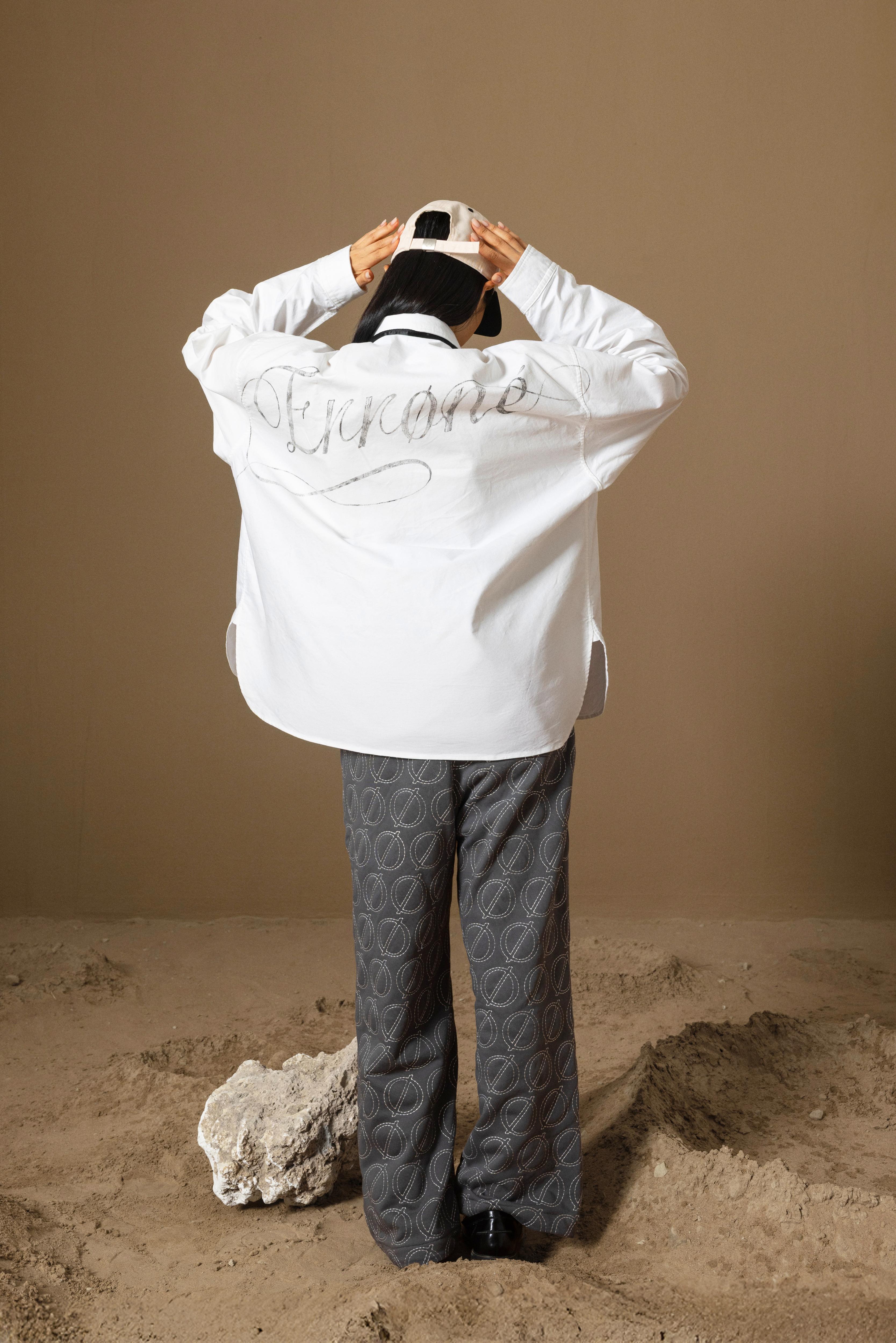 MIRA LONGSLEEVES SHIRT - WHITE
